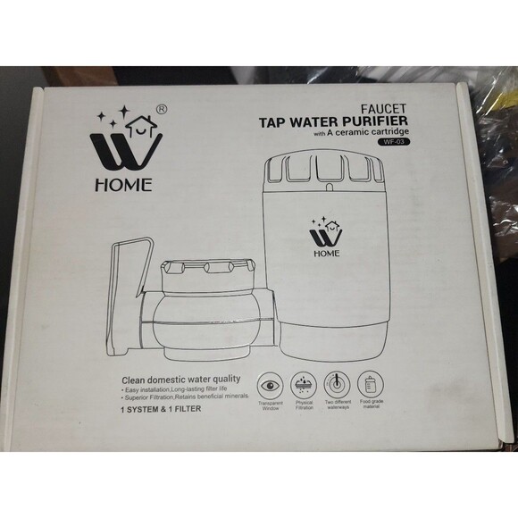 WBM FAUCET FILTER Reduces Lead, Chlorine & Bad Taste, BPA Free, Water Purifier - Picture 6 of 6